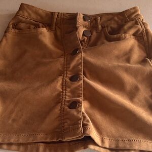 NOBO Tan Button-Front Women Skirt size 1
